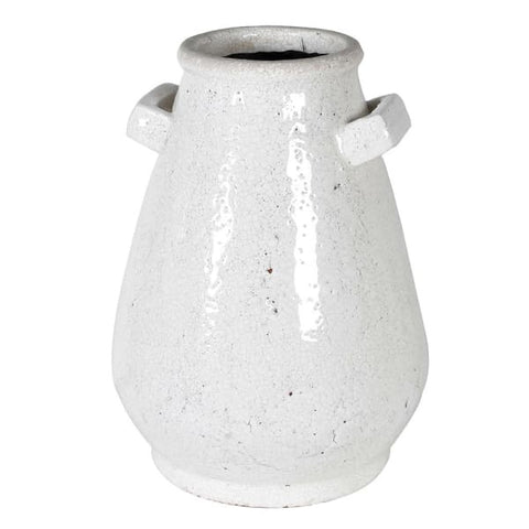 Small White Terracotta Vase