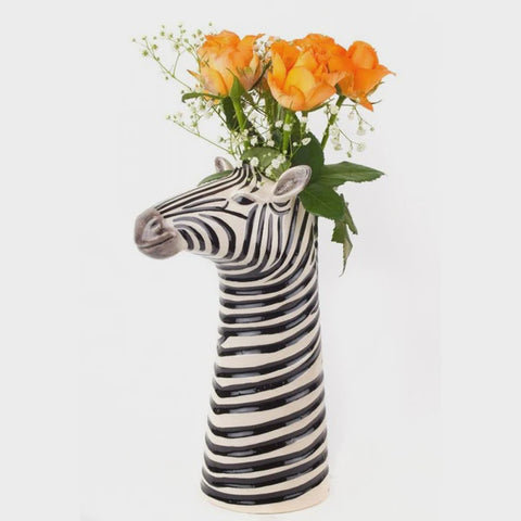 Zebra Flower Vase Large